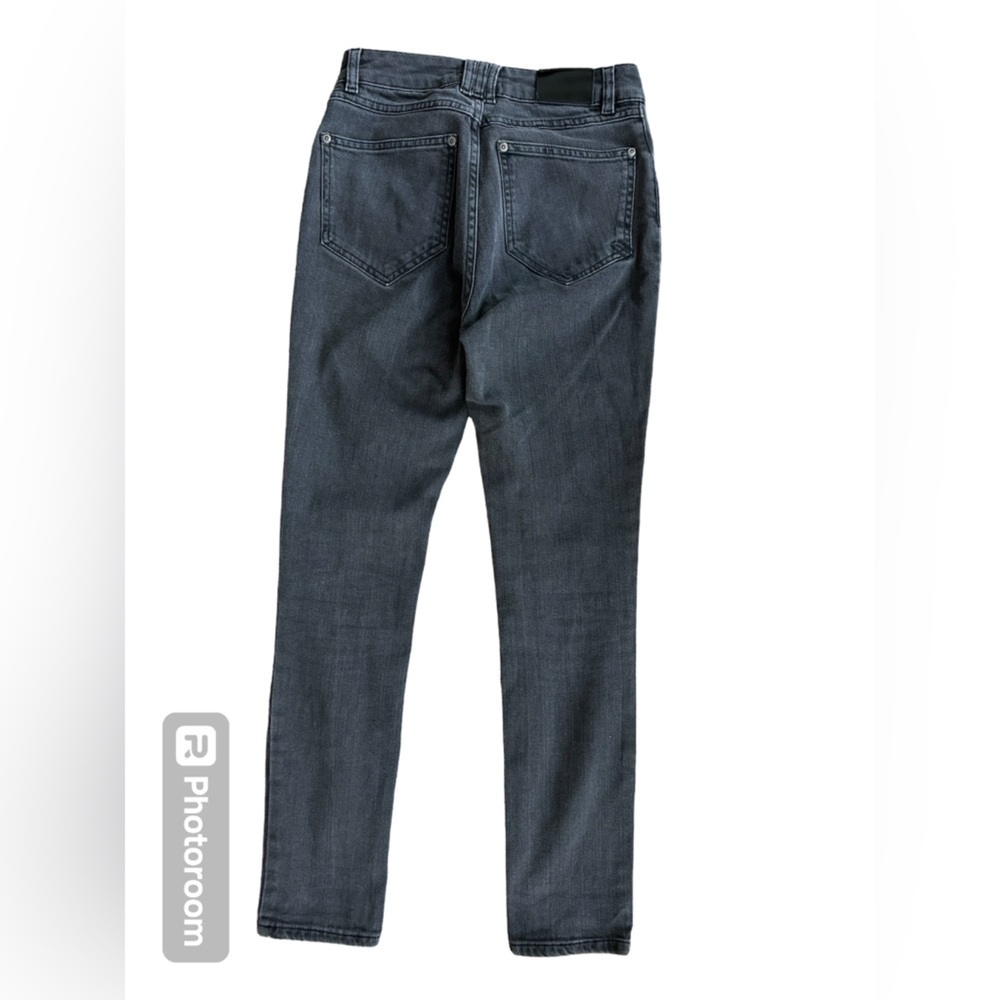 Anine Bing Frida Jeans Charcoal Sz 25 Edgy Grunge RockerChic - Picture 10 of 15